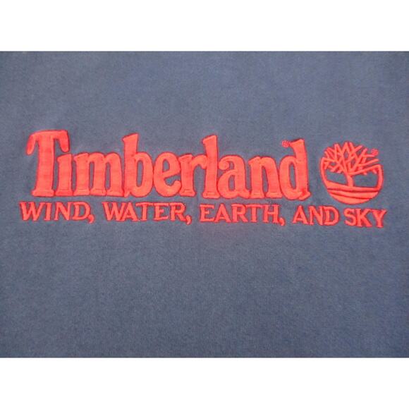 Vintage Timberland Sweatshirt Mens Large Made USA Weathergear Embroidered 90s - Picture 10 of 16